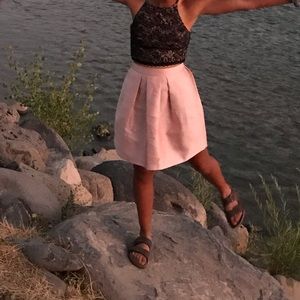 Two piece homecoming dress